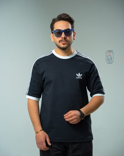 قیمت و خرید تیشرت مردانه یقه گرد پنبه دو نخ آدیداس کد 30170 D202