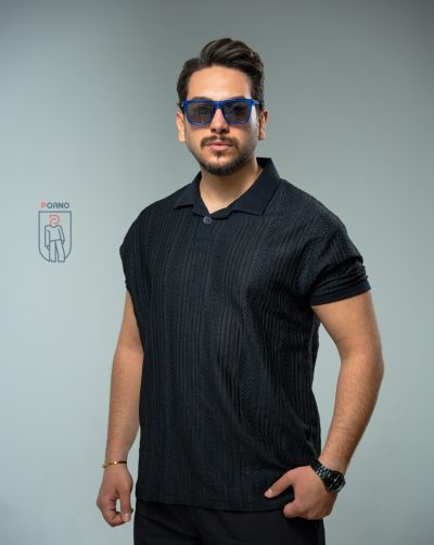 قیمت و خرید تیشرت مردانه یقه دار مراکشی کد 30160 A1