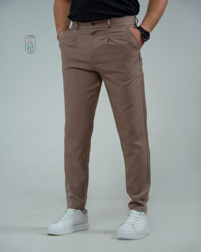 قیمت و خرید شلوار مردانه پارچه بزیاق کمر کش پوآنو کد 70111 D102