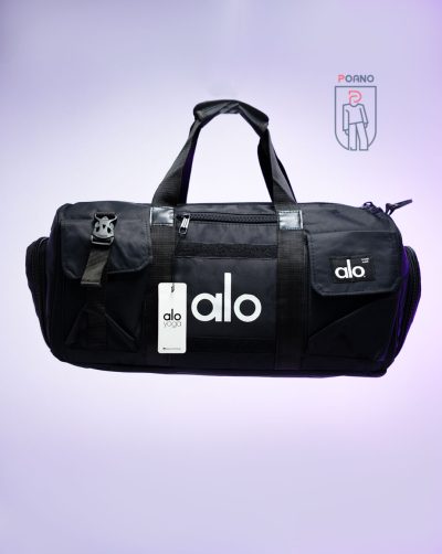 قیمت و خریدکیف ورزشی برزنت alo رنگ مشکی کد 10192 BAG