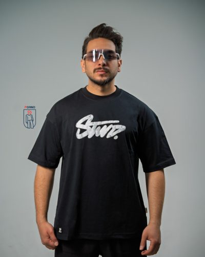 قیمت و خرید تیشرت مردانه پنبه پوآنو رنگ مشکی کد 30191 D201